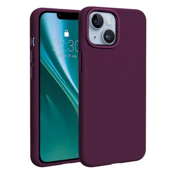 Etteri Silicone Mag Case for iPhone 14 6.1", Dark Cherry