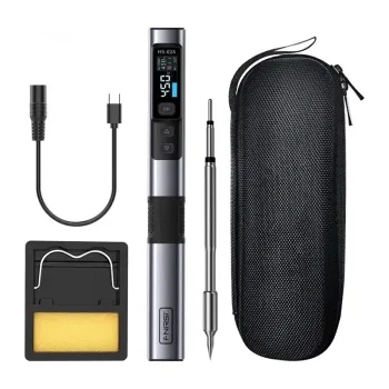 FNIRSI HS-02A 100 W Smart Soldering Iron, USB-C PD / DC, with 6 Tips
