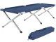 Folding Camping Bed with Carry Bag, Dark Blue