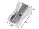 Compact Single Hole Metal Pencil Sharpener, Silver