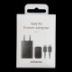 Samsung EP-T1510XBEGEU 15W PD USB-C AFC Wall Charger with USB-C Cable - Black