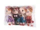 Dollhouse Doll Set, 4 pcs, 12 cm