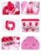 Bakalu Kids Dressing Table Suitcase with LED Mirror KZ0845