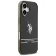 U.S. Polo Assn. DH and Bottom Stripe Logo MagSafe Case for iPhone 17, Black