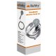 Ruhhy 22006 Shower Set with Handheld Showerhead, Hose and Holder, Silver