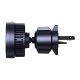 Baseus MagPro BS-CW04 magnētiskais auto turētājs ar Qi2 15W lādētāju, melns