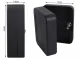 Lockable Metal Key Box for 20 Keys with Tags, Black