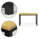 ModernHome Computer Desk for Home Office and Study 120x60 cm
