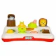 Interactive Pop-Up Educational Toy with Animals for Toddlers 18M+