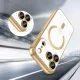 Tech-Protect iPhone 17 Pro Case MagFlex MagSafe, Transparent Gold