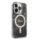 Apple iPhone 14 Pro Max 6.7\'\' Guess Marble MagSafe Case Cover + Charger (GUBPP14XHMEACSK), Black