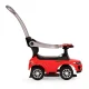 3-in-1 Ride-On Push Car Toddler Walker with Handle, Red