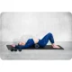 Neo-Sport Exercise Roller Set with Massage Ball & Double NS-998 Black-Blue