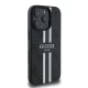 Guess iPhone 16 Pro Max Case 4G Printed Stripes MagSafe, Black