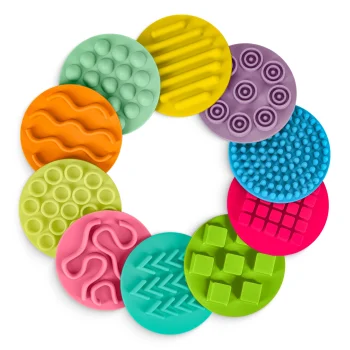 4FIZJO Sensory Discs for Children 10 cm, Set of 10