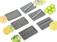 Vegetable and Fruit Slicer Grater with 6 Blades, Holder and Peeler