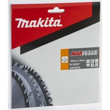 Makita MAKFORCE Circular Saw Blade for Wood 190 x 30 mm, 24T, B-32247