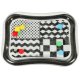 Inflatable Water Sensory Play Mat for Babies, Black and White, 65x50 cm