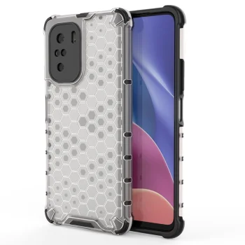 Honeycomb Case for Xiaomi Poco F3 / Redmi K40 / K40 Pro / K40 Pro+, Transparent