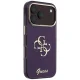Guess IML 4G Script Metal Case for iPhone 17 Pro / 18 Pro, Burgundy