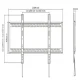 Fixed TV Wall Mount for 60\"–100\" Displays up to 100kg
