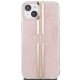 Guess IML 4G Gold Stripe case for iPhone 15 / 14 / 13 - pink