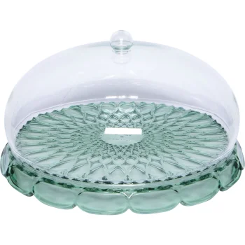 Cake Dome Serving Set Guzzini Vanity 30 cm, Matcha Green