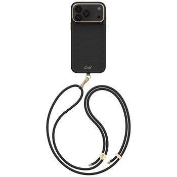 Uniq Coehl Mirelle Magnetic Charging Case for iPhone 18 Pro Max / 17 Pro Max, Black