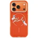 Karl Lagerfeld IML Choupettes Karl Script Logo MagSafe Phone Case Cover iPhone 17 Pro - Orange