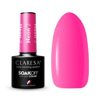 Claresa NEON 2 Hybrid Nail Polish, 5 ml