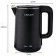 Electric Kettle 1500W with Temperature Control and LED Panel, 1.9L, Black