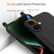 Black TPU Case with Card Holder and Lanyard for iPhone 17