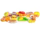 Ecotoys Wooden Cutting Food Set for Kids, 23 Pieces