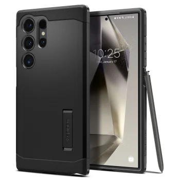 Spigen Tough Armor Case for Samsung Galaxy S24 Ultra, Black