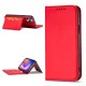 Knygutės tipo dėklas iPhone 12 Pro su kortelių dėklu ir stovu, raudonas