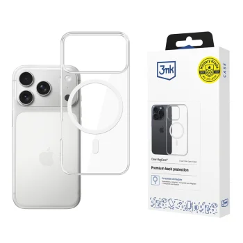 3mk Clear MagCase for Apple iPhone 17 Pro, Transparent