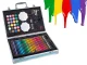 Art Set in a Case, 145 Pieces, Blue