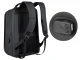 Anti-Theft Hard Shell Business Laptop Backpack with USB & Lock, Black