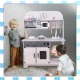 Large Wooden Play Kitchen for Kids with Accessories KZ1213