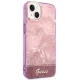 Guess Jungle Collection Case for iPhone 14 Plus, Pink