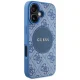 Guess 4G Circle Classic Logo MagSafe Case for iPhone 16 Blue