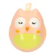 Kid\'s Educational Sensory Tumbler Toy Roly-poly Rattle \"Owl\", Pink