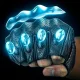 Rockbros 16220006002 M Faux Leather Motorcycle Gloves, Black