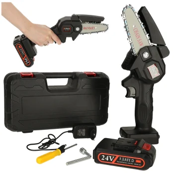 Cordless Mini Chainsaw in Storage Case