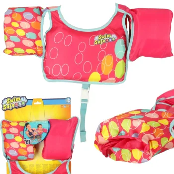 Bestway 32174 Kids Swim Vest with Armbands, 3-6 Years, 19-30 kg, Pink
