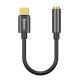 Baseus USB-C to 3.5 mm Female Adapter 24 bit 48 KHz, Black