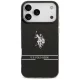 U.S. Polo Assn. iPhone 17 Pro Max Case DH and Bottom Stripe Logo MagSafe, Black