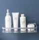 Bathroom and Kitchen Shelf Storage 2 pcs, Silver