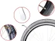 Steel Bicycle Tire Lever with Spoke Hook
