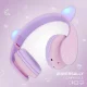 PowerLocus P2 Kids Wireless Headphones, Purple/Pink